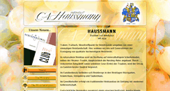 Desktop Screenshot of ca-haussmann.de