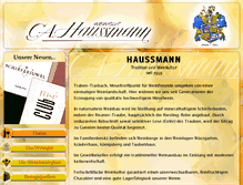 Tablet Screenshot of ca-haussmann.de